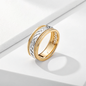 Two-Tone Diamond Ring