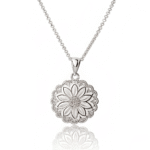 Floral Medallion Pendant