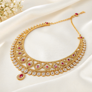 Traditional Gold Choker Necklace