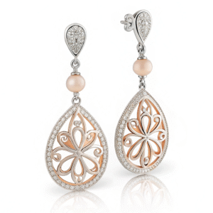 Two-Tone Pearl Teardrops