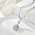 Pink Gemstone Pendant Necklace